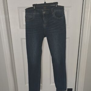 3-Kut from the Kloth Dark Blue Skinny Jeans
